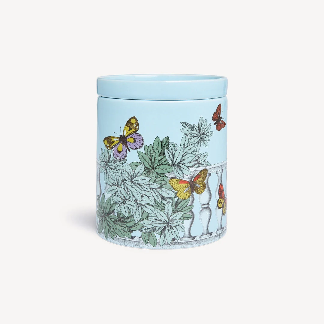 Farfalle e Balaustra — Giardino Segreto 'NEL MENTRE' Large Candle - Image 2