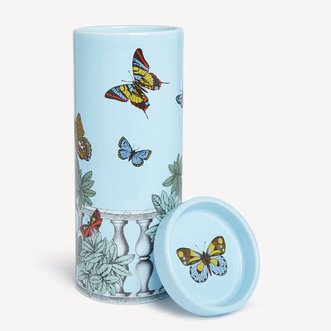 Farfalle e Balaustra — Giardino Segreto 'NEL MENTRE' Tall Candle - Image 3