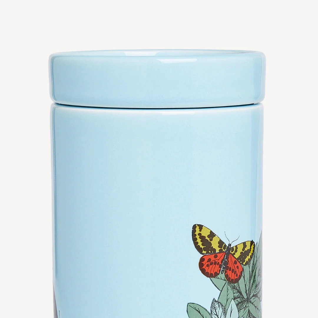 Farfalle e Balaustra — Giardino Segreto 'NEL MENTRE' Tall Candle - Image 4