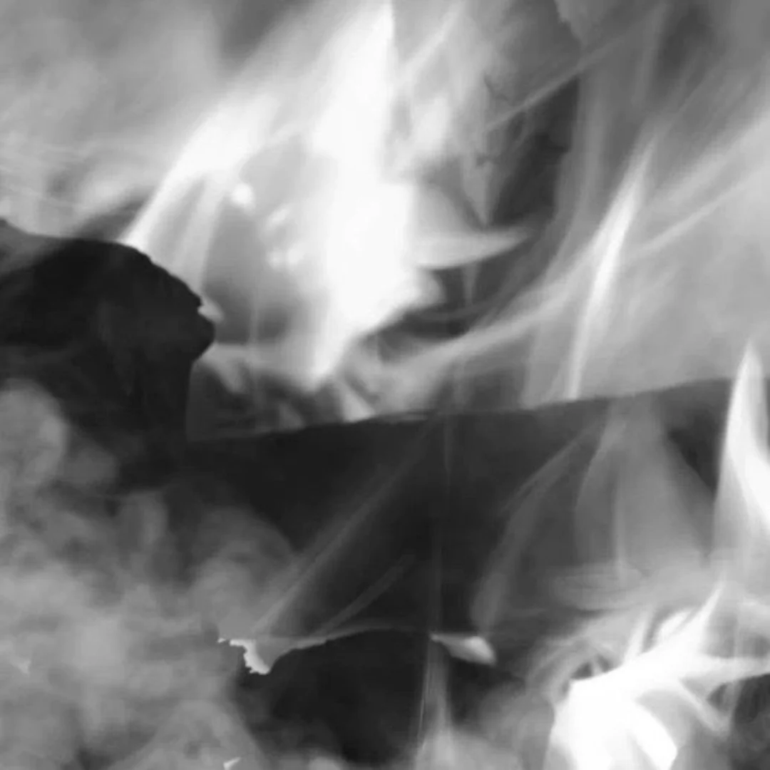 Snow on Fire Candle - Image 3